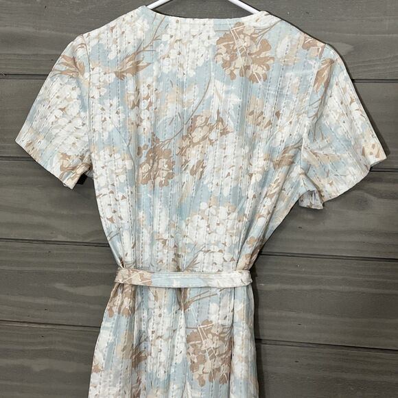 Vintage Handmade Chore Dress Day Dress Cottagecore Simple MIDI Housewife - Picture 8 of 10